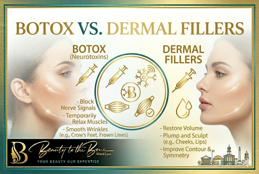 Botox vs. Dermal Fillers